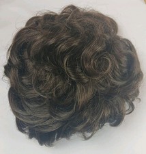 TEVIRON Korea~Vintage SHORT CURLY BRUNETTE WIG picture