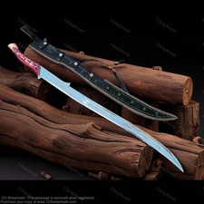 Handmade Arwen Hadhafang Elven Sword – Hobbit Carbon Steel Fantasy Sword Gif picture