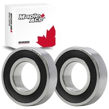 6204-2RS Ball Bearing 20x47x14mm 6204 2RS Rubber Sealed (Qty 2) picture