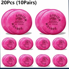 20PCS 2091 P100 Replacement Particulate Filter Respirator for6000 6200 6800 7000 picture