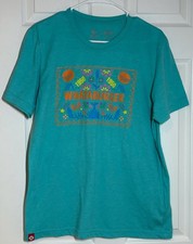 Tumbleweed Texstyles Whataburger T-Shirt Size Large Turquoise Graphic Tee picture