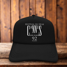 45th Cannes Film Festival 1992 Mens Trucker Hat Black Cote D'Azur Joe Pesci Cap picture