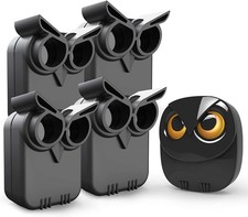 HTZSAFE Owl Home Security Wireless Driveway Alarm 1 Receiver + 4 Sensors picture