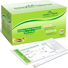 Easy@Home UTI Test Strips | 50 Individually Wrapped | Leukocyte & Nitrite Tests picture