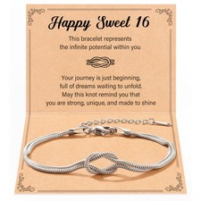 Tarsus Love Knot Bracelet 16th/18th/21st/30th/40th/50th Birthday Gifts | Birt... picture