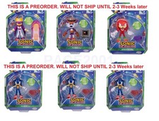 PREORDER Jakks 4 Inch Sonic Figures Wave 26 Case of 6 (Wave Swallow, Fang, Sonic picture