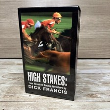 Vintage HIGH STAKES Book Box Set - 4 Classic Dick Francis Suspense Novels picture