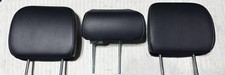 2014-2018 Subaru Forester Rear Black Leather Left Right Center Headrest Set OEM picture