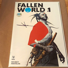 SIGNED Fallen World #1 Valiant Comics Signed by Jae Lee w/COA RARE  picture