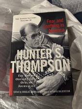 Fear and Loathing in America by Hunter S. Thompson SIGNED 1ST Ed. - Autograph picture
