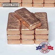 1 lb Hand Poured .999 Pure Copper Bar Ingots picture