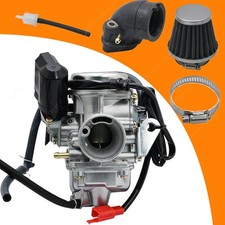 PD24J Carburetor For GY6 125cc 150cc 152QMI 157QMI 152QMI Electric Choke ATV picture