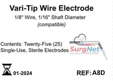 Ellman A8D variable tip wired electrode twenty five (25) disposable single use picture