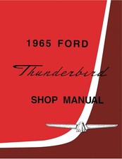 1965 Ford Thunderbird Shop Manual picture