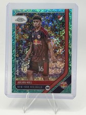 2026 Topps Chrome MLS JULIAN HALL Aqua Glitter /199 #61 New York Red Bulls picture