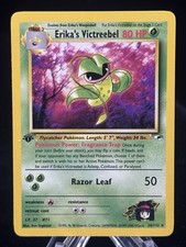Erika’s Victreebel #26 1st Edition Gym Heroes 2000 Pokemon LP 🍃 picture