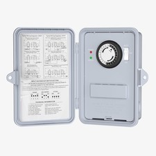 BN-LINK Pool Pump Timer Outdoor Timer Box, Heavy Duty 24Hr Programmable For Pool picture