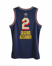 Jordan Wingman Shai Gilgeous-Alexander #2 NBA All-Star Signed Jersey BAS 48 picture