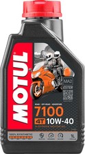 Motul 7100 4T Synthetic Ester Motor Oil 10W-40 1L 104091 picture