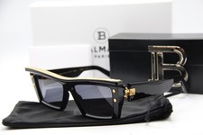 NEW BALMAIN B-VII VPS-131A-55 BLK-GLD BLACK AUTHENTIC FRAMES SUNGLASSES 55-17 picture