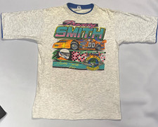 Vintage 1992 Freddy Smith Racing T-Shirt Large Single Stitch Alore Made USA Rare picture