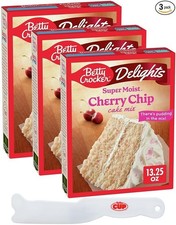 Betty Crocker Super Moist Cherry Chip Cake Mix 375g 3 Pack -  picture