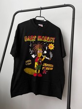Vintage 1995 Bart Marley Jamaica Forever (Simpsons Bootleg) T-Shirt L picture