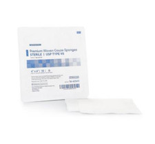 McKesson USP Type VII Gauze Sponge Cotton 12-Ply 4 X 4 Inch Square, Case of 1280 picture