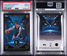 2025 TOPPS MIDNIGHT NIGHT OWLS RC #NO-16 COOPER FLAGG PSA 8 picture