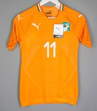 BNWT IVORY COAST 2018 2019 HOME SHIRT JERSEY D'IVOIRE PLAYER ISSUE #11 DROGBA picture