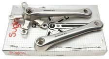 Sugino Aero Tour AT Crankset 170mm Silver No Chainrings NOS NEW Vintage picture