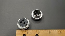 Amphenol Wire Pro - 3 Contact Male Panel Receptacle 91-PC3M -  picture