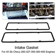 2Pcs Steel Core Rubber Valve Cover Gasket For Chevrolet SBC 283 305 327 383 350 picture