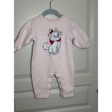 Vintage Disney RARE 6 month baby girl Aristocats Marie Romper Coverall picture