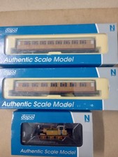 N Scale Depol Locomotive And Coaches picture