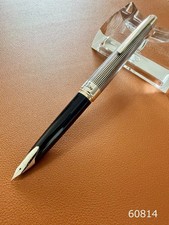 PILOT Elite Fountain Pen Sterling Silver 18K-750WG Nib-F H674-Vintage 1974 picture