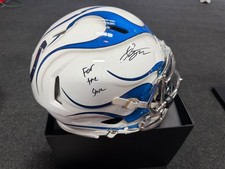 Jonathan Taylor 1/1 Signed Custom Art Helmet fanatics picture