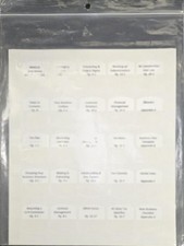 Pre Printed Tabs for the Plumbing Contractors Trade Knowledge Florida... picture