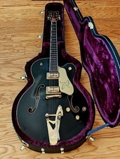 Gretsch G6136T-BLK Players Edition Falcon with Upgraded TV Jones Pickups picture