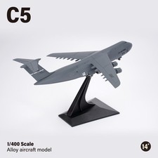 1:400 Scale US C-5 US Galaxy Strategic Transport Plane Alloy Aircraft Model Toys picture
