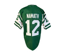 CUSTOM UNSIGNED JOE NAMATH GREEN JERSEY XL picture