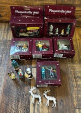 VINTAGE PLEASANTVILLE 1893 VILLAGE THEMED ACCESSORIES LOT picture