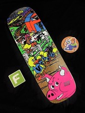 SUPER RARE Marc McKee Barnyard Mike Vallely Prime World Skateboard Deck Screened picture