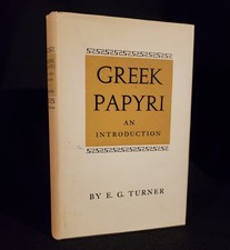 GREEK PAPYRI by E. G. Turner 1968 Hardcover DJ Book  *NEAR FINE CONDITION* picture
