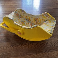 Vintage 1970s/1980s Kolcraft Carri-Cradle Infant Seat & Rocker Retro Set Prop picture