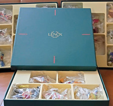 Lenox 1989 Handcrafted Taiwan Carousel Animal Christmas Ornaments Boxed 24k gold picture