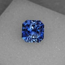 Natural Kashmiri Blue Sapphire Asscher Cut AAA+ 9-11Ct Certified Loose Gemstone picture