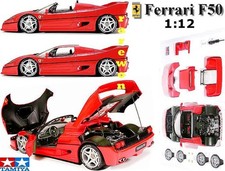 1997 Red❤️FERRARI F50 Semi Assembled Tamiya 1/12 Diecast🏎️Model BOXED picture