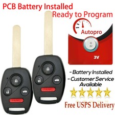 2 For 2005 2006 Honda CR-V Keyless Entry Car Key Fob Remote OUCG8D-380H-A picture