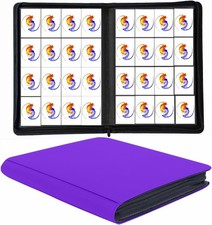 Premium 1664 Cards Capacity Binder, 16 Pocket Ringless Side-Loading Trading Card picture